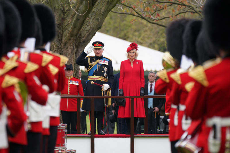 Carlos III y la reina Camilla