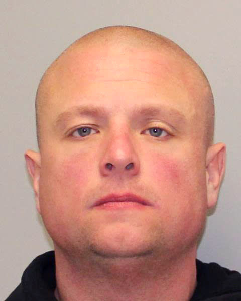 In this March 1, 2019 photo provided by the New York State Police in Middletown, N.Y., New York City Department of Environmental Protection Police Sergeant Gregg Marinelli is shown. Marinelli, who was arrested at his Plattekill, N.Y. home on Thursday, Feb. 28, 2019, faces illegal arms manufacturing and sales charges as well as a charge of Hindering Prosecution. (New York State Police via AP)