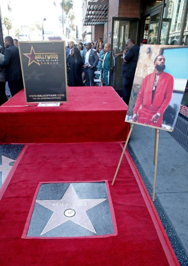 Nipsey Hussle receives star on Hollywood Walk of Fame - CBS Los Angeles