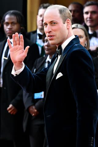 <p>Stephane Cardinale - Corbis/Corbis via Getty</p> Prince William at the 2024 BAFTAs.