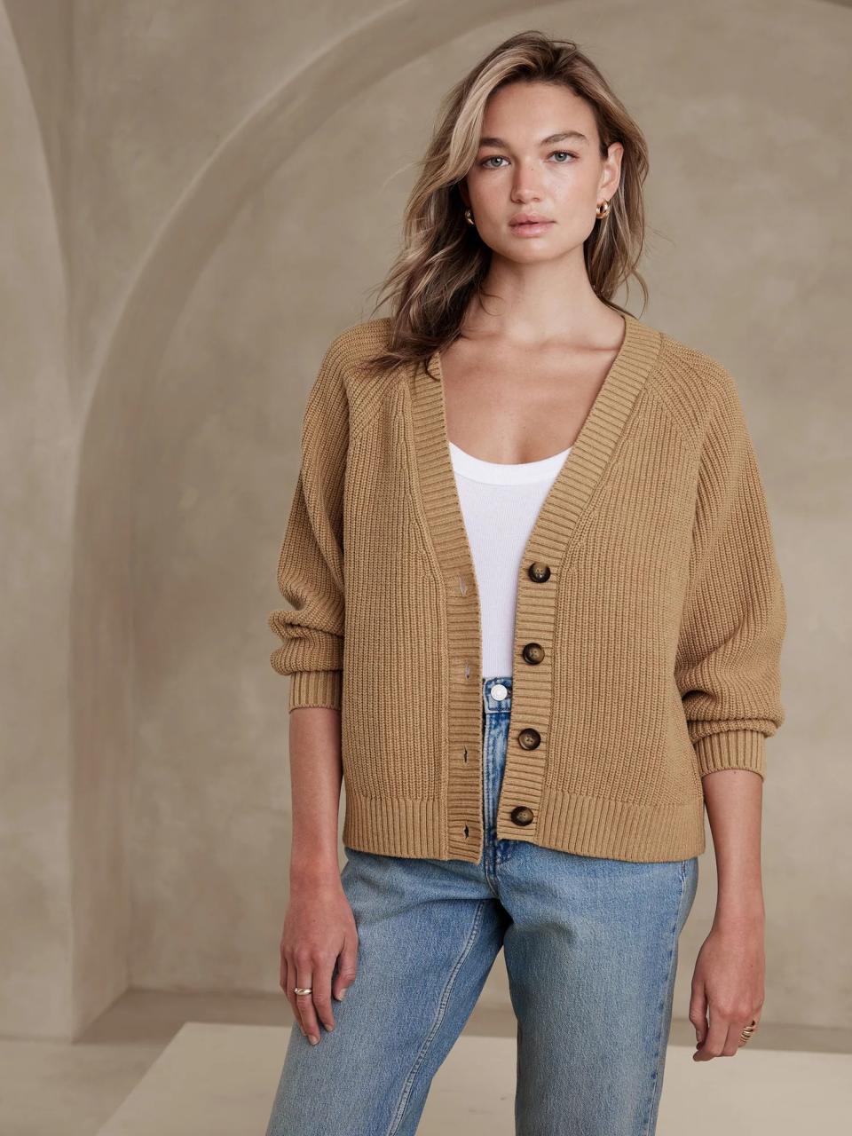 chunky cardigan