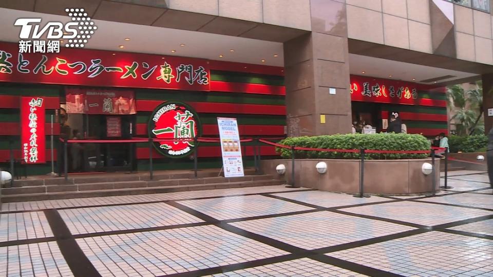 一蘭拉麵在台有3間分店，圖為台北本店。（圖／TVBS）