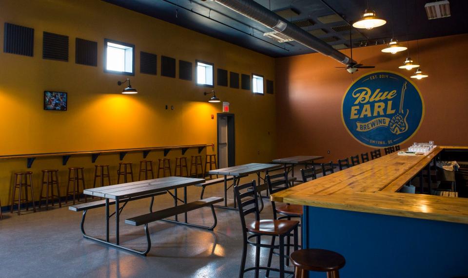 Blue Earl Brewing Company's taproom ahead of its 2015 opening in Smyrna.