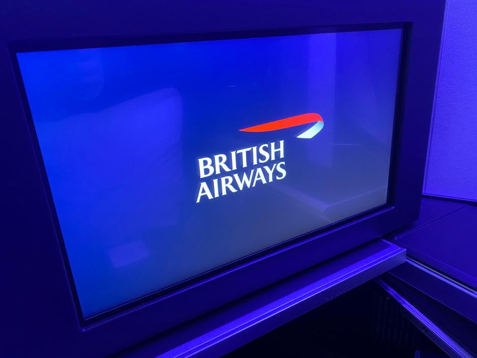 British Airways Business Class Club Suite TV screen, Paul Oswell, "Review with photos of British Airways' Business Class Club Suite"