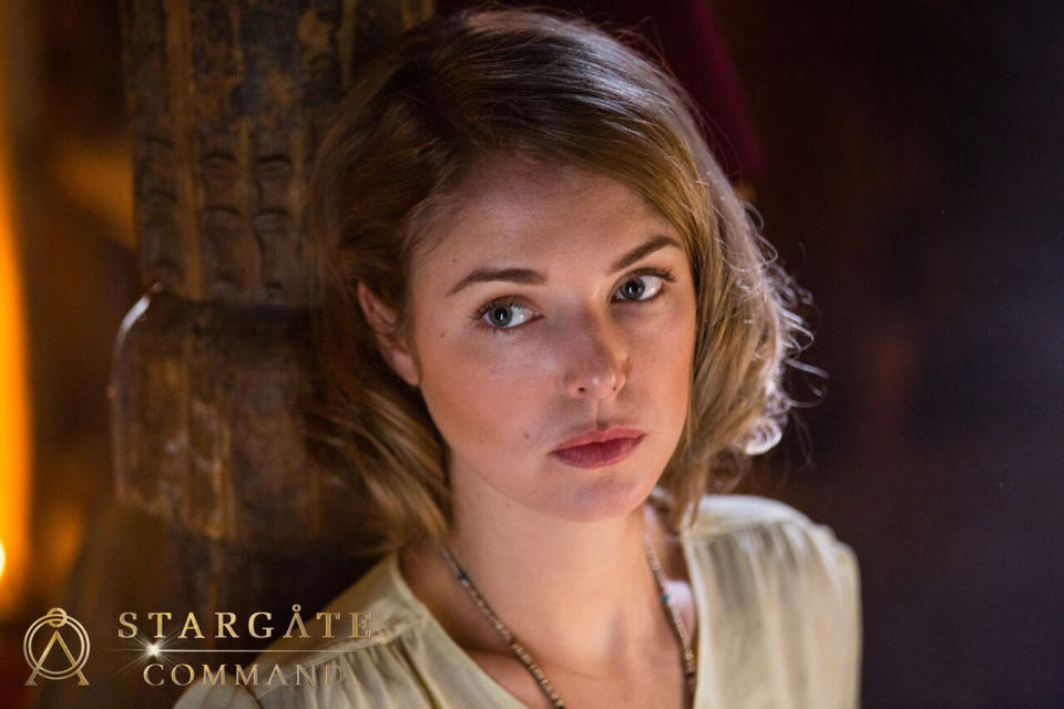 A young Catherine Langford, played by Ellie Gall, stars in the new digital series "Stargate Origins." <cite>Stargate Command</cite>