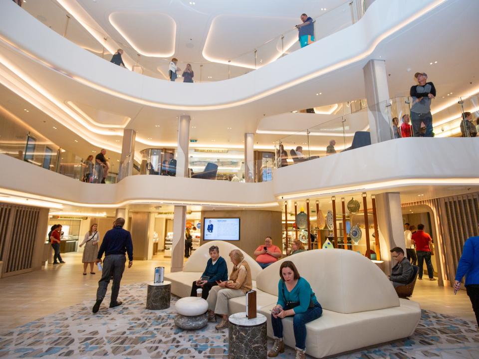 The amenities inside Norwegian Cruise Line's Norwegian Prima cruise ship.