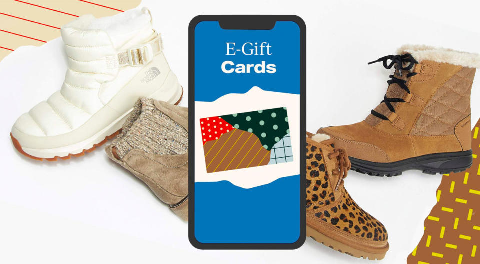 A Zappos gift card is a crowd-pleaser with a little more flair than cards from the usual suspects. (Photo: Zappos)