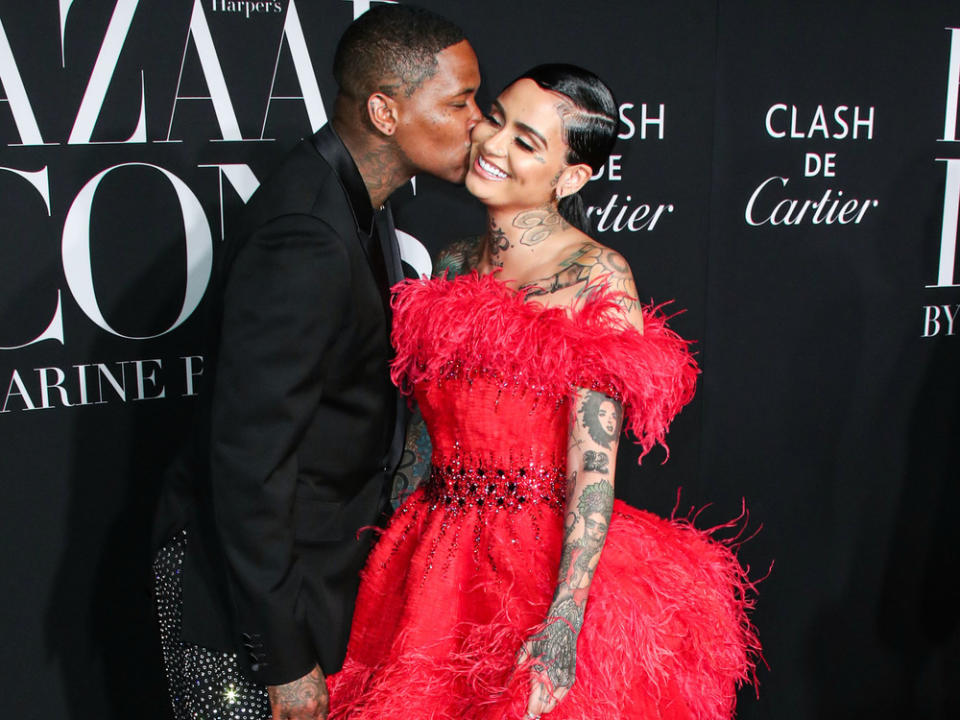 Rapper YG und Sängerin Kehlani turteln im Rahmen der New York Fashion Week (Bild: Xavier Collin/Image Press Agency/ImageCollect)