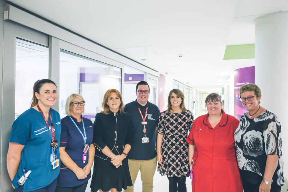 Sarah and Eugenie at Alder hey in 2017