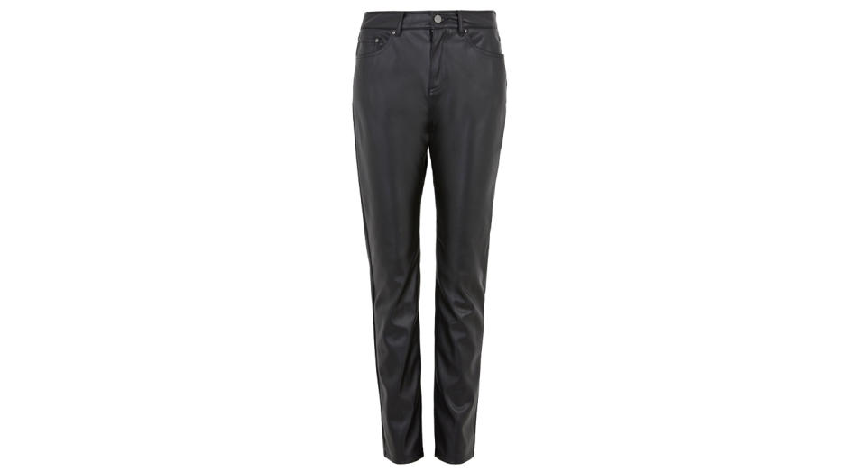 Sienna Faux Leather Straight Leg Trousers