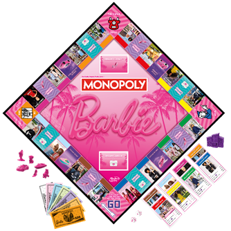 Barbie has her own Monopoly game to go along with her blockbuster movie. (Photo: Courtesy of Hasbro)