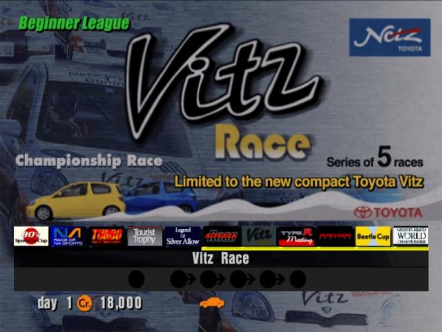 Gran Turismo racing league advertising