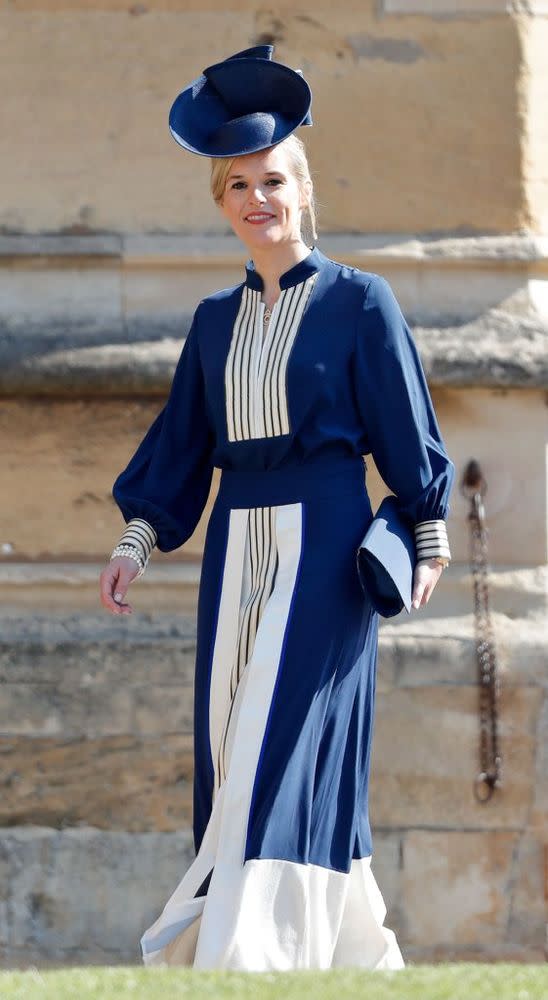 Sophie Carter attends Meghan Markle and Prince Harry's wedding in May 2018