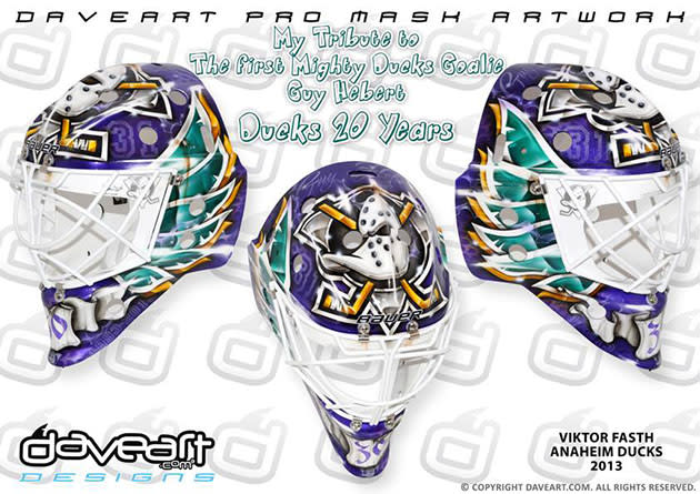 Anaheim Ducks: The Goalie Mask is A Work of Art