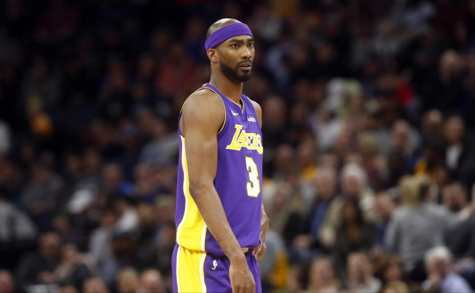 Corey Brewer played 54 games with the Lakers this season. (AP)