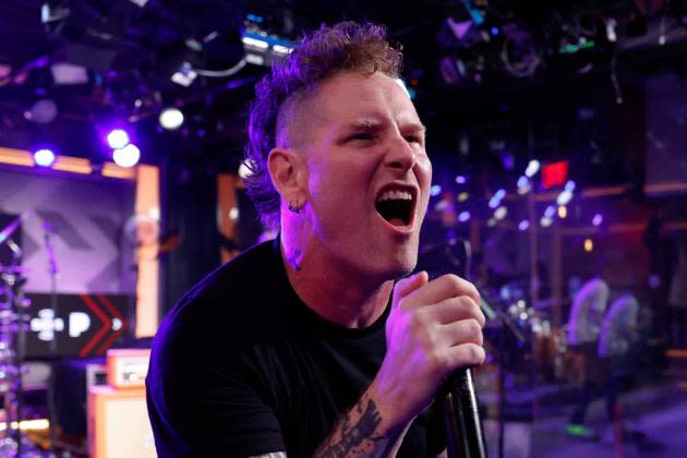 Corey Taylor at SiriusXM Studios in October 2023 in Los Angeles, CA. - Credit:  Frazer Harrison/Getty Images