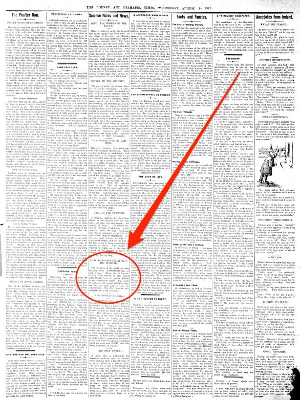 climate change in 1912