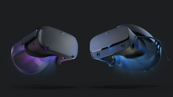 The Oculus Quest (left) and the Oculus Rift launch May 21.