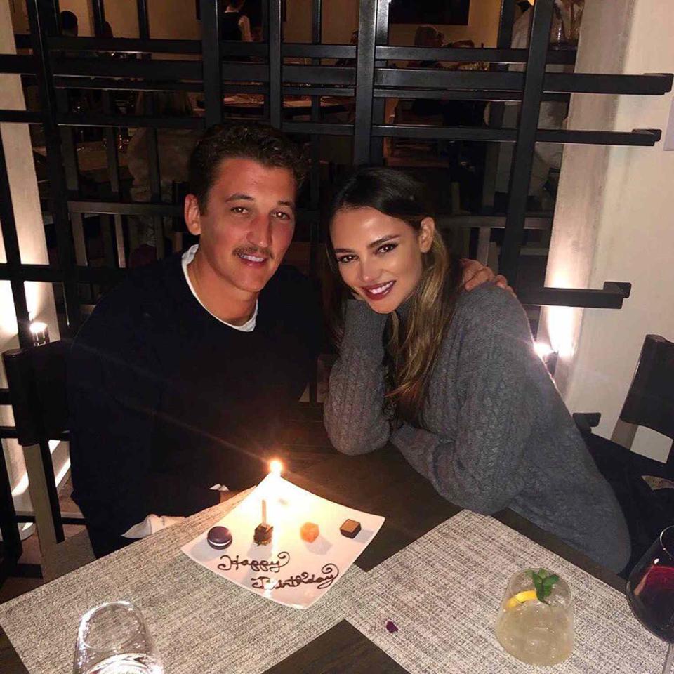 Miles Teller and Keleigh Sperry celebrate Miles' birthday