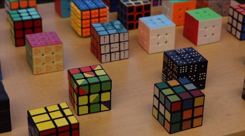 Rubik's Cubes at Aloha Huber Park Elementary in Beaverton, May 2024 (KOIN)