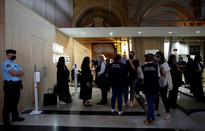 Second day of the trial of the Paris' November 2015 attacks at Paris courthouse