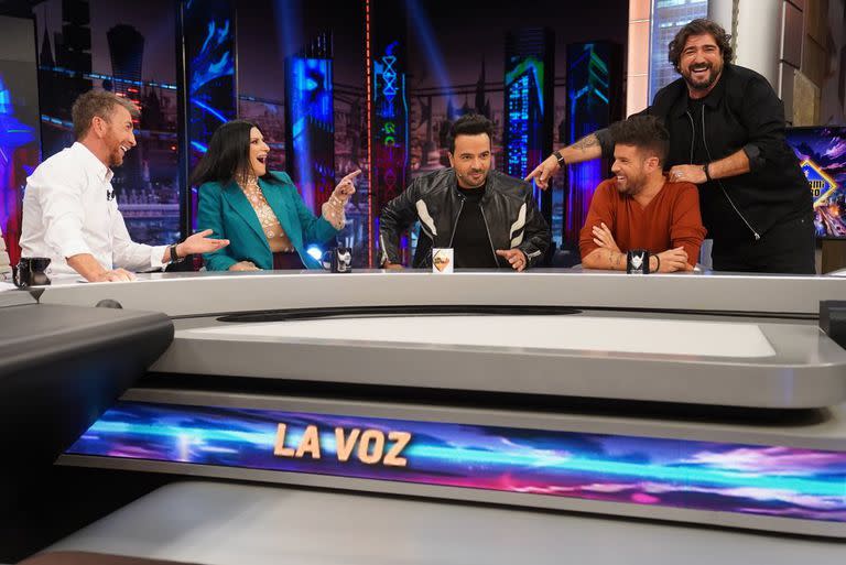 El jurado de 'La Voz' de España asistió al programa 'El Hormiguero'.