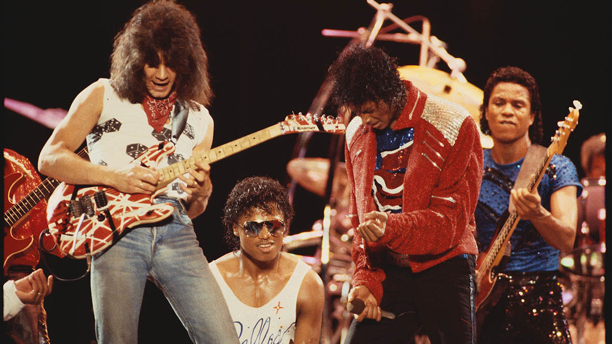  Eddie Van Halen and Michael Jackson 