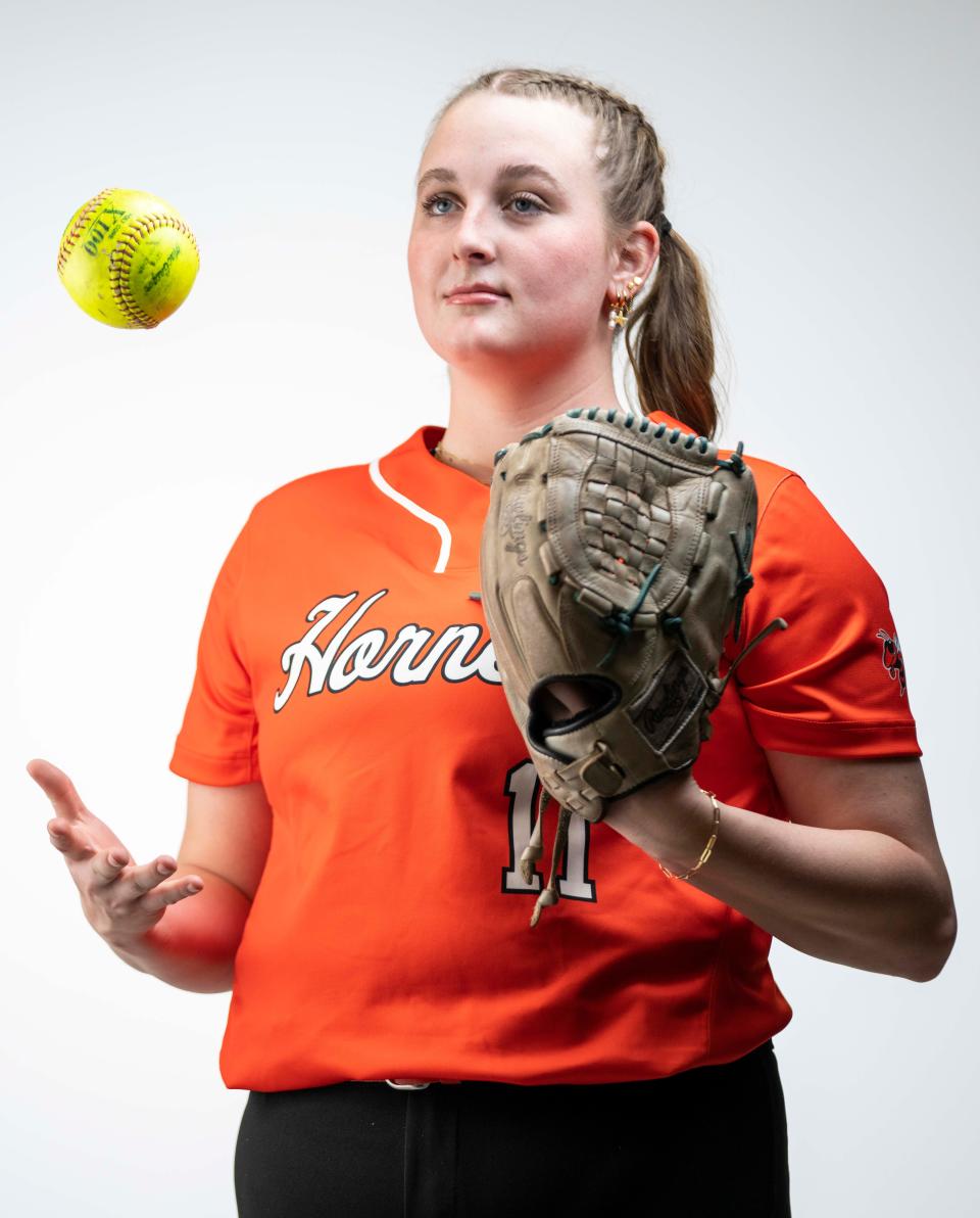 Beech Grove's Malone Moore poses for a photo Wednesday, March 13, 2024, at the Indianapolis Star.