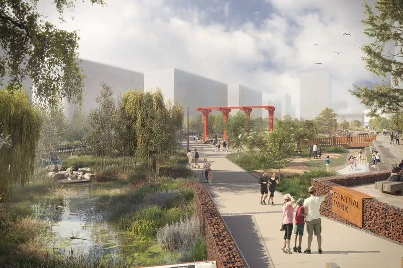 How Central Park at Liverpool Waters could look