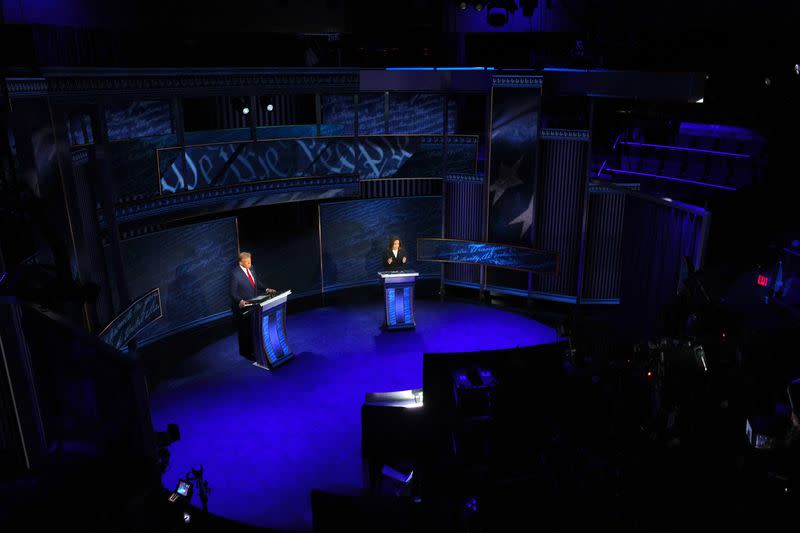 Harris-Trump presidential debate hosted by ABC in Philadelphia, Pennsylvania