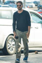 <p>Gerard Butler was spotted stopping at a gas station in Malibu, California.</p>