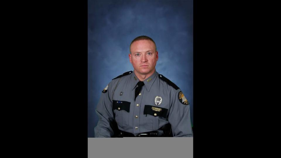Kentucky State Police trooper Jonathan Johnson died Tuesday in an off-duty collision in Warren County.