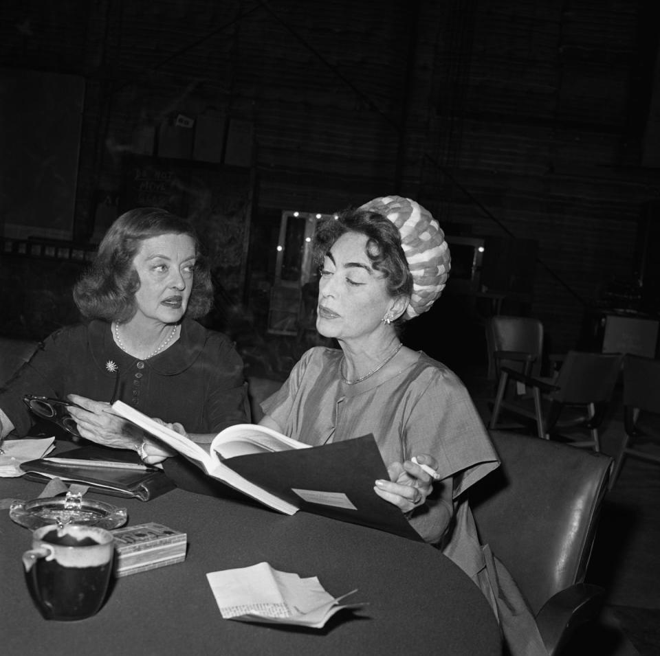 1) Bette Davis and Joan Crawford