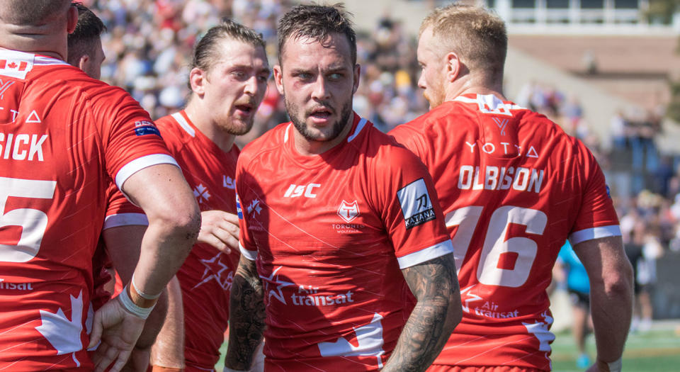 The Wolfpack are led by a veteran core, including Gareth O'Brien. (Mathew Tsang/Toronto Wolfpack)