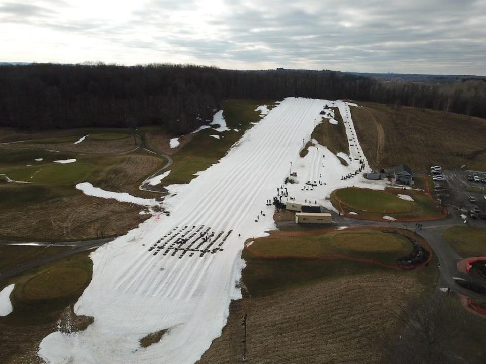 "When people don't see snow outside their homes or on the way to work, they forget we exist. It can be frustrating," said Alex Odenbach, general manager at the Links at Greystone, which offers snow tubing during the winter.