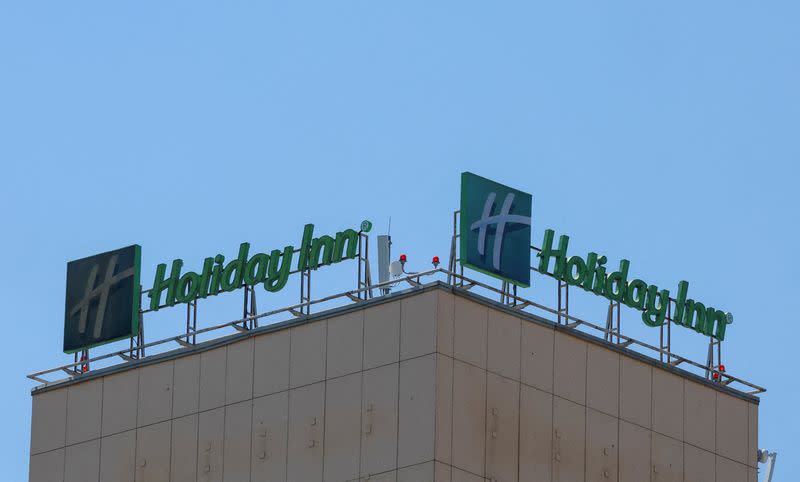 FILE PHOTO: A view shows Holiday Inn hotel in Moscow