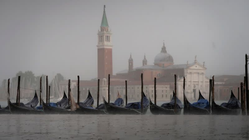 FILE PHOTO: Outbreak of the coronavirus disease (COVID-19) in Venice