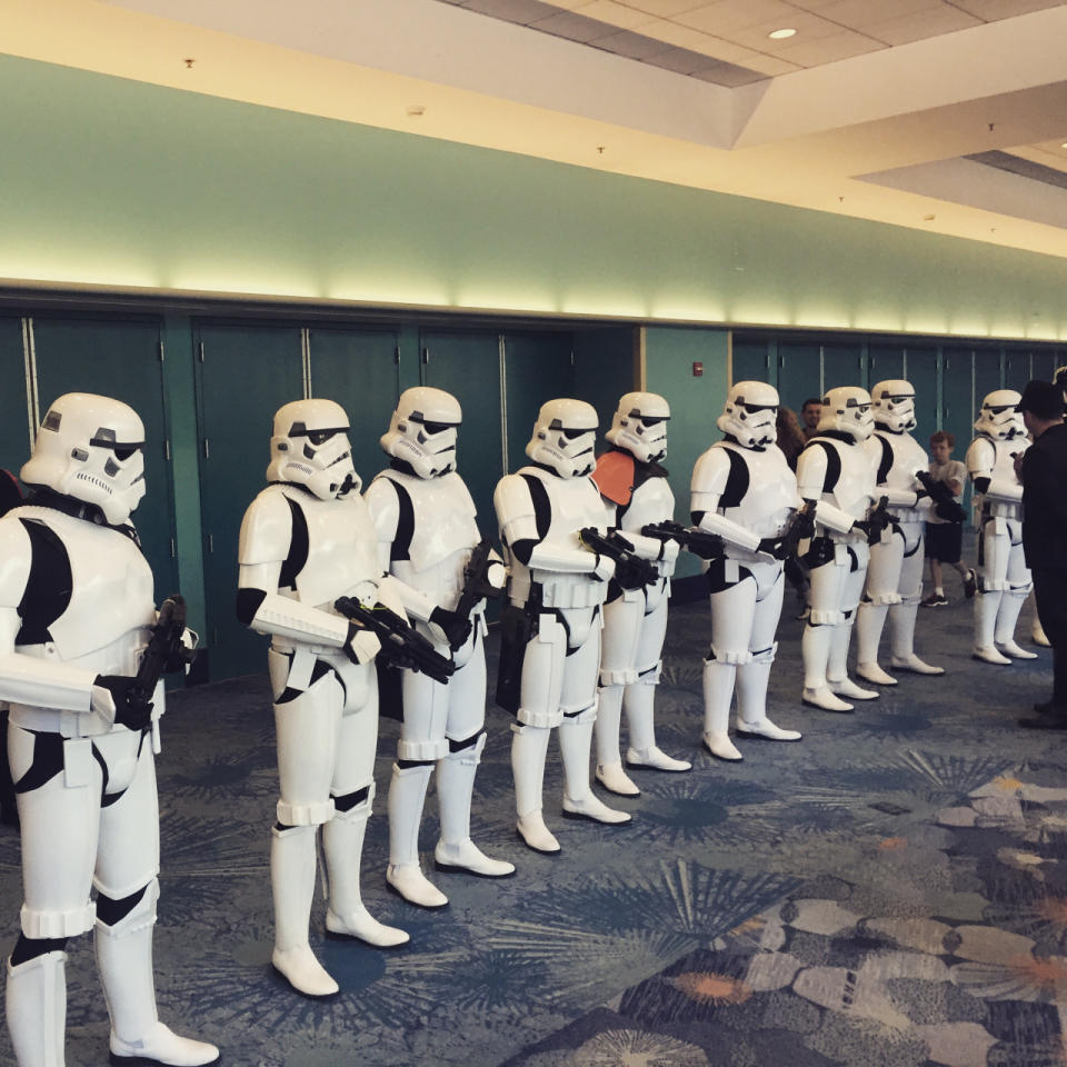 Fall in! These are a few of the legendary 501st Legion (aka Vader’s Fist), among the most dedicated cosplayers on the planet.