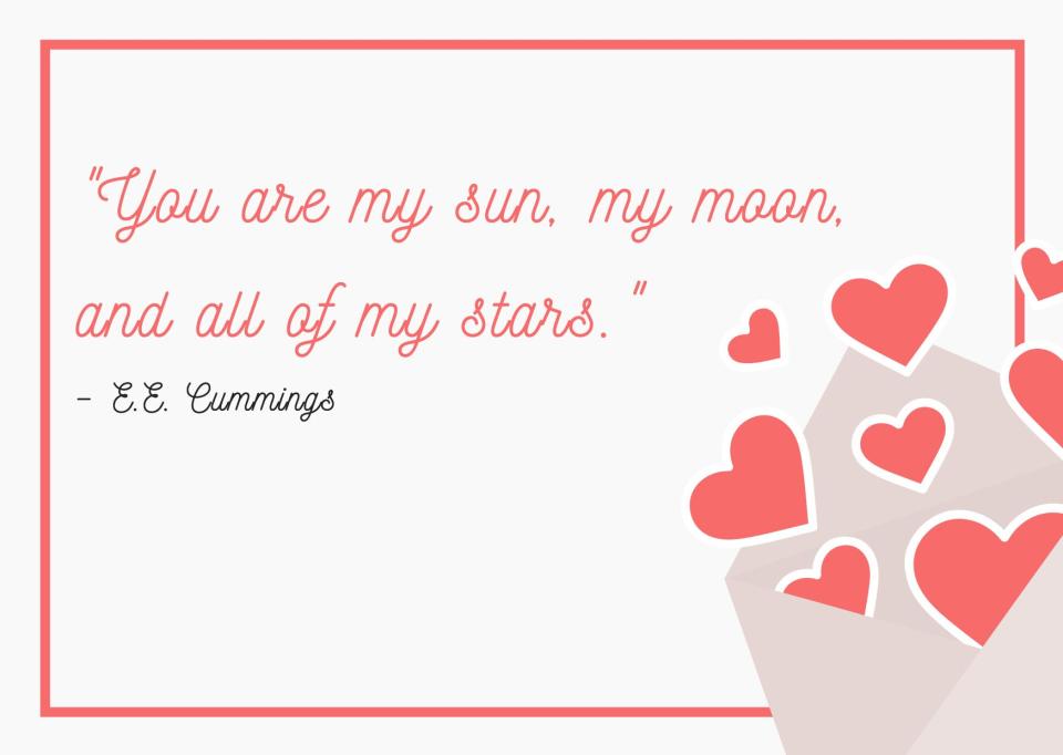 E.E. Cummings Valentine's Day Quote