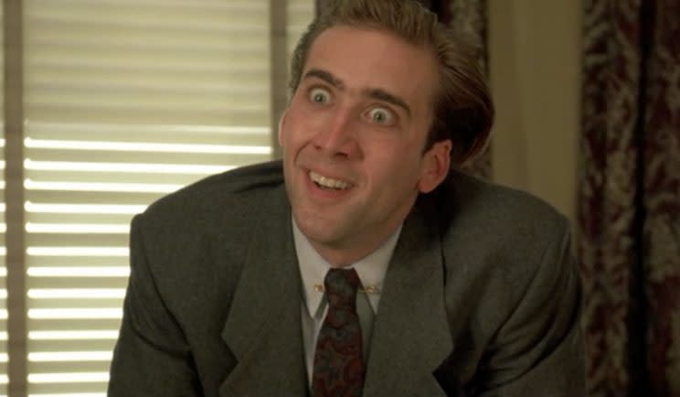 Nicolas Cage in Vampire's Kiss - Credit: Hemdale Film Corporation