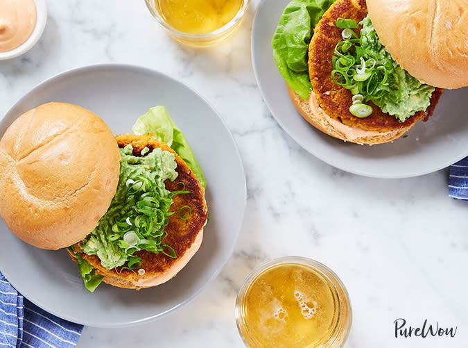 November 14: Cauliflower Sweet Potato Burgers