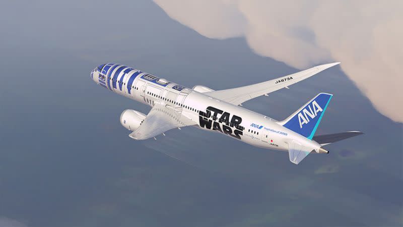 Un billet pour le jet Star Wars ANA