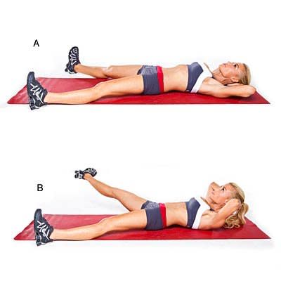 Inner thigh crunch lift