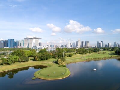 Marina Bay Golf Course, owned and managed by NTUC Club