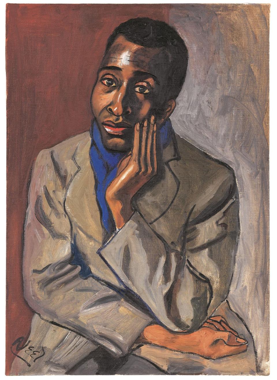 ‘Harold Cruse’ by Alice Neel (© The Estate of Alice Neel. Courtesy The Estate of Alice Neel)