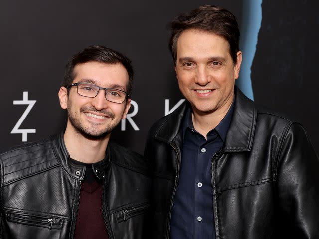 <p>Mike Coppola/Getty</p> Daniel Macchio and Ralph Macchio attend the Netflix's "Ozark" Season 4 Premiere in 2022