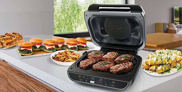 Ninja® Foodi 5-in-1 Indoor Grill with 4-Quart Air Fryer