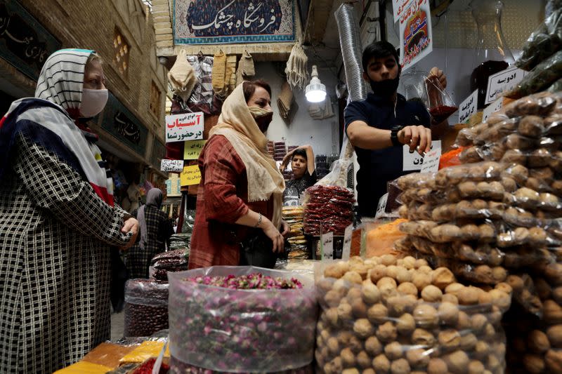 FILE PHOTO: Outbreak of the coronavirus disease (COVID-19) in Tehran