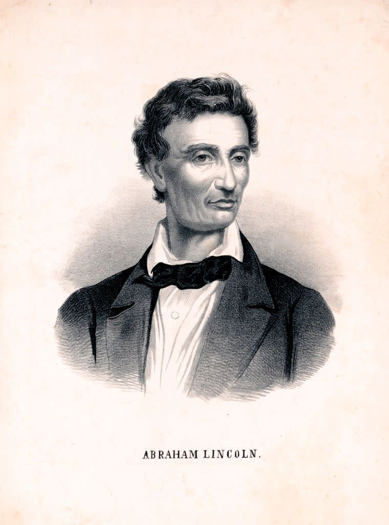 young abraham lincoln print