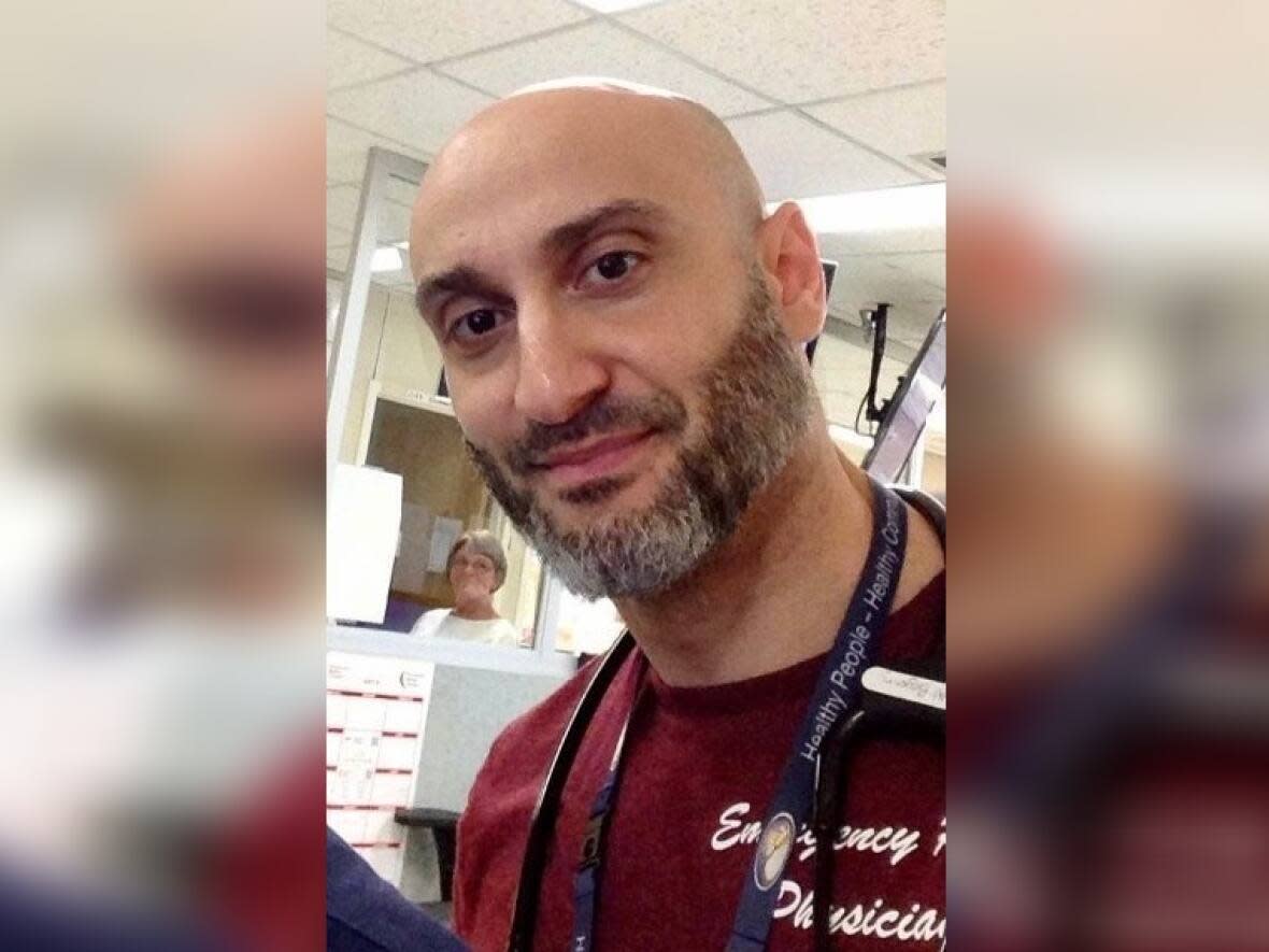 Dr. Youssef Al-Begamy, 48, a Saskatchewan family and emergency room physician died of COVID-19 complications in Ontario early Sunday morning, his next of kin has confirmed with CBC News. (Submitted by Marvin Huber - image credit)